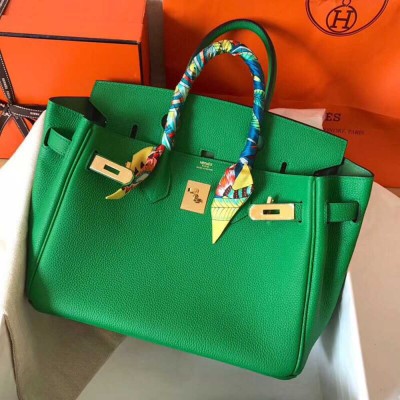 Hermes Birkin 30 Handmade Bag In Bambou Clemence Leather