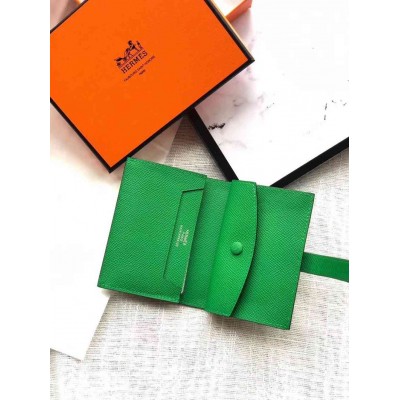 Hermes Bearn Mini Wallet In Bamboo Epsom Leather