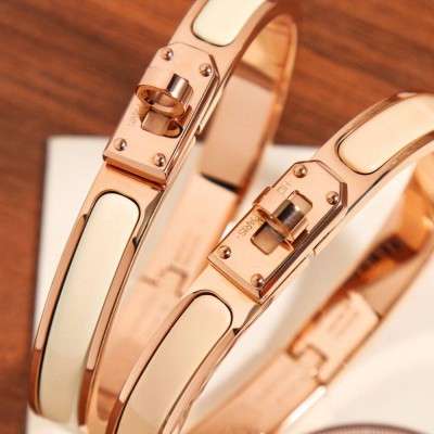 Hermes Creme Mini Clic Kelly Bracelet