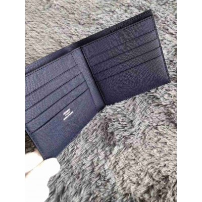 Hermes Dark Blue MC2 Copernic Compact Wallet