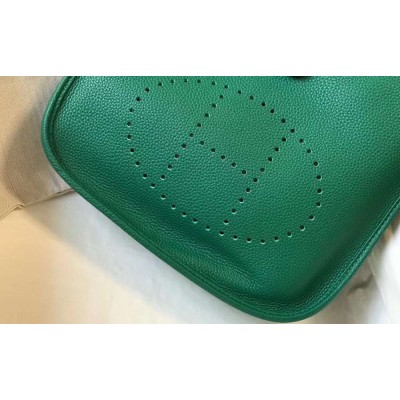 Hermes Evelyne III 29 PM Bag In Vert Vertigo Clemence Leather