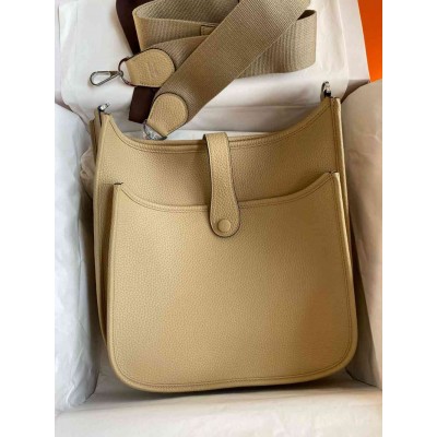 Hermes Evelyne III PM 29 Handmade Bag in Trench Clemence Leather