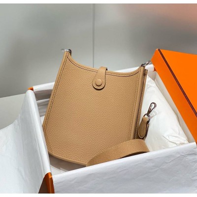 Hermes Evelyne III TPM Bag In Chai Clemence Leather