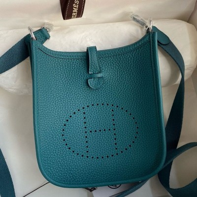 Hermes Evelyne Mini Handmade Bag in Colvert Clemence Leather