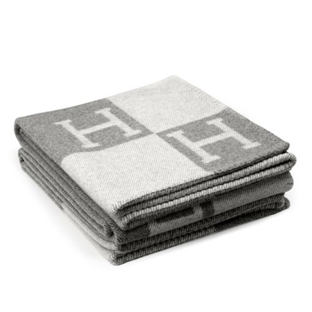 Hermes Grey Avalon Throw Blanket