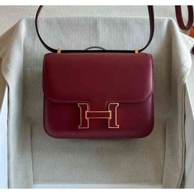 Hermes Kelly Moove Handmade Bag in Taupe Swift Calfskin