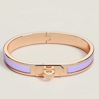 Hermes Lilas Mini Clic Kelly Bracelet