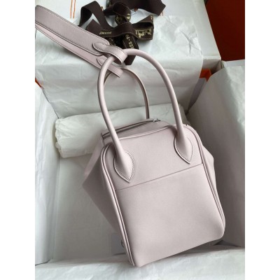 Hermes Lindy 26 Handmade Bag in Mauve Pale Swift Calfskin