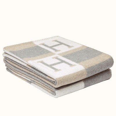 Hermes Nature Avalon Bayadere Throw Blanket