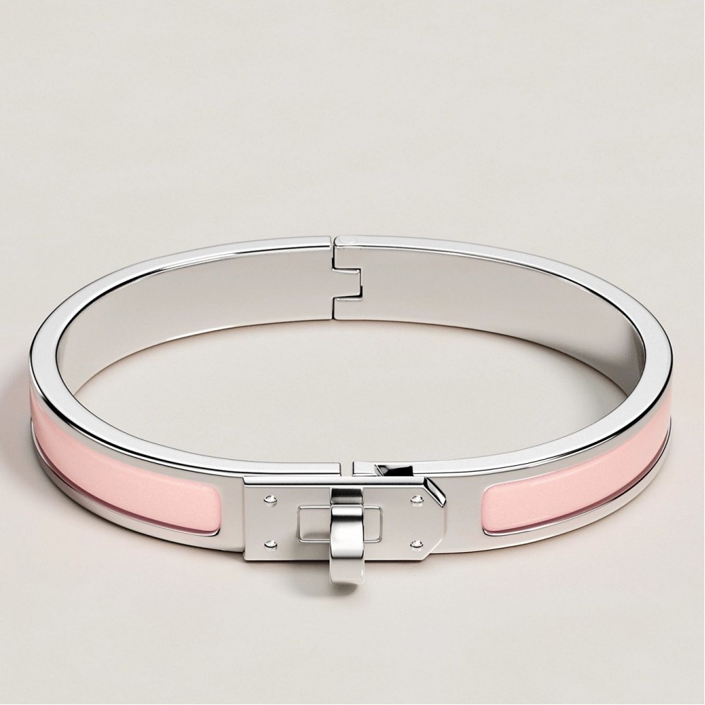 Hermes Pink Mini Clic Kelly Bracelet