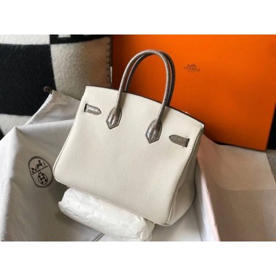 Hermes Touch Birkin 30cm Limited Edition White Bag